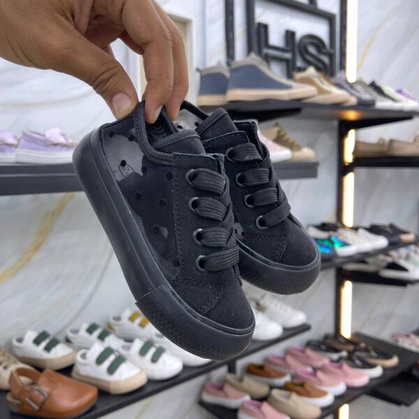 ⁦سنيكر فليه اسود  _  204 Sneakers Velvet⁩ - الصورة ⁦2⁩