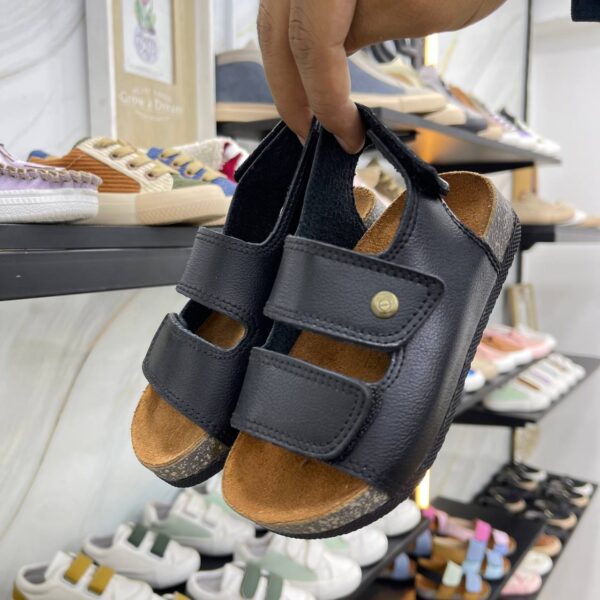 ⁦"صندل بيزك  أسود  – Basic Sandal"⁩ - الصورة ⁦4⁩