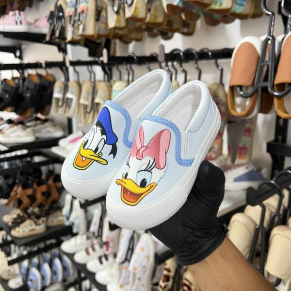 ⁦بانس Ta بطوط لبني _ Donald Duck 🦆 Vans⁩ - الصورة ⁦2⁩