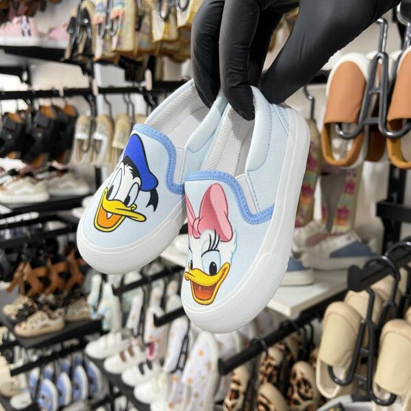⁦بانس Ta بطوط لبني _ Donald Duck 🦆 Vans⁩ - الصورة ⁦3⁩