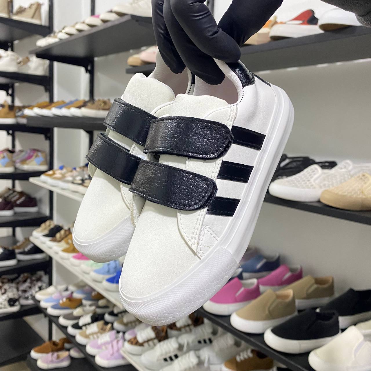 كومبس (487) 2 برت ابيض * اسود _ Comps Shoes - الصورة 3