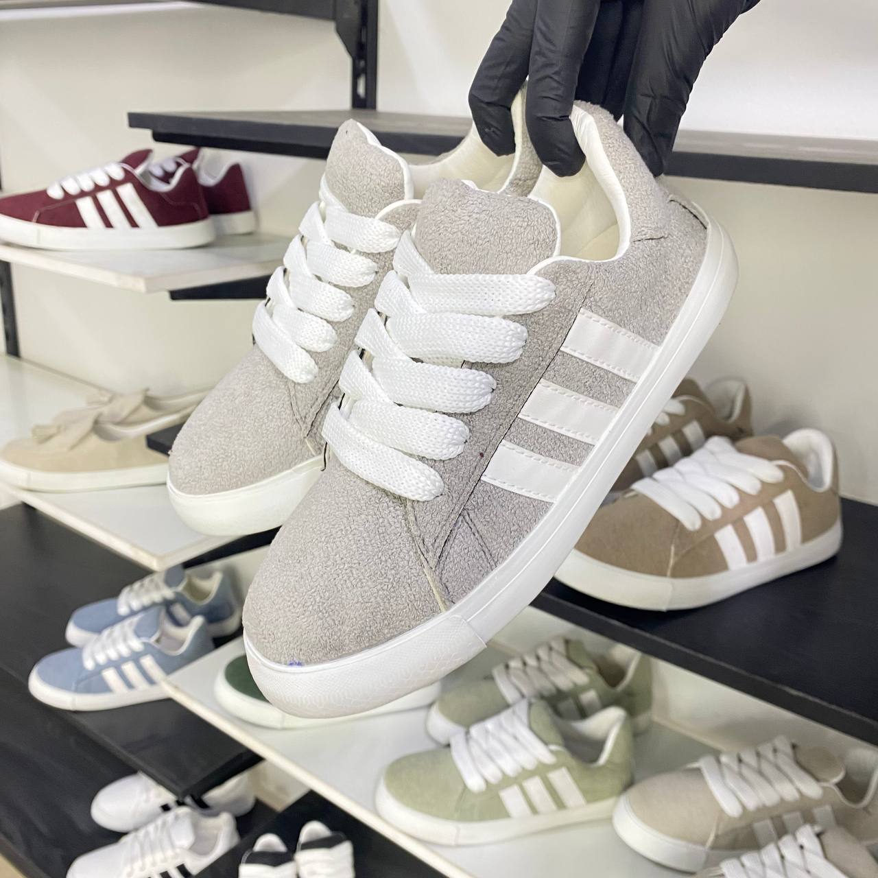 كومبس (487) V-20 رمادي _ Comps Shoes - الصورة 2