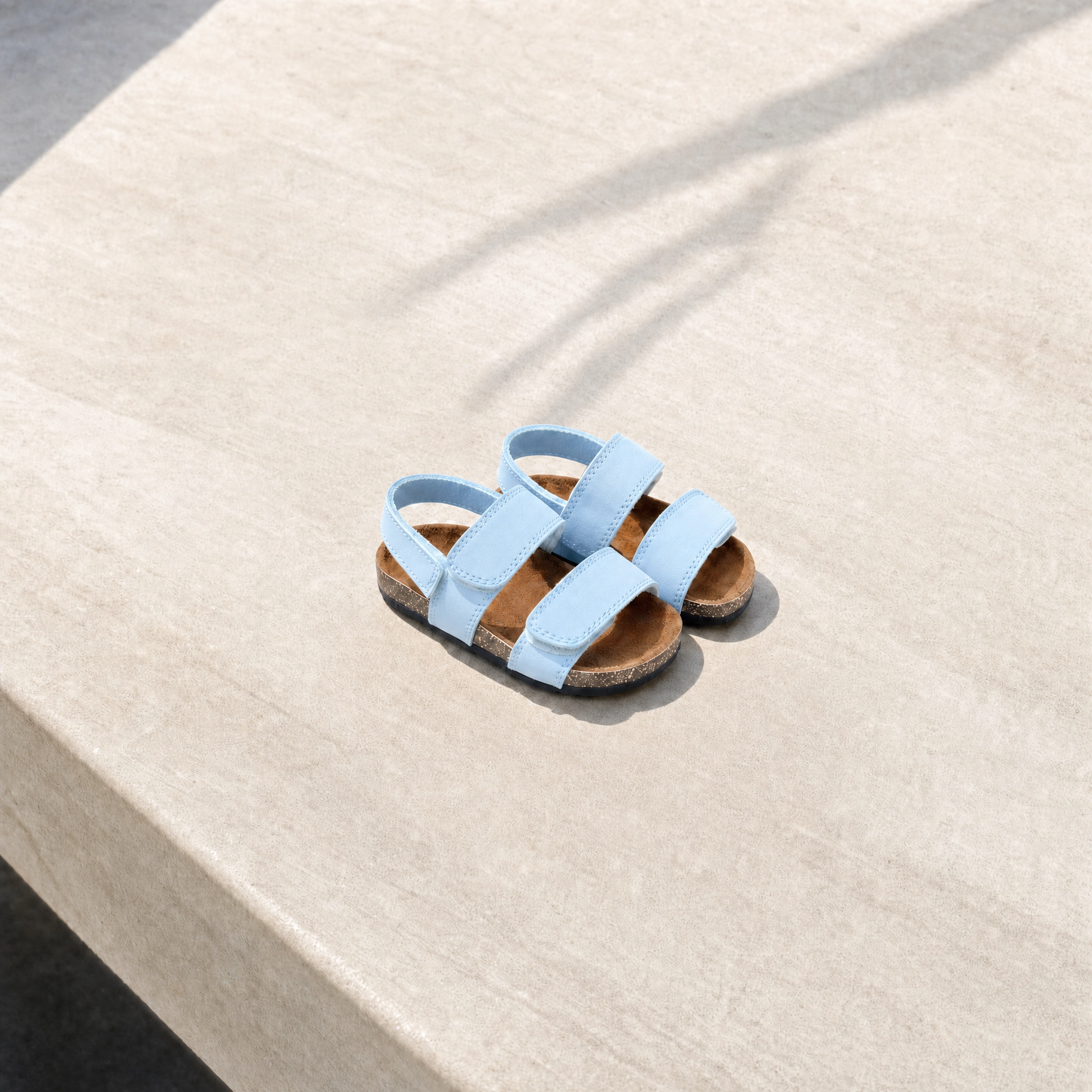 صندل تريو لبني فاتح (108) - Trio Light blue Sandal